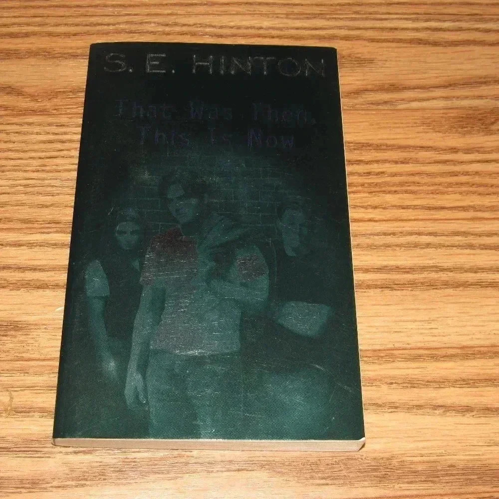 S.E. Hinton THAT WAS THEN, THIS IS NOW book~Coming of Age~Paperback